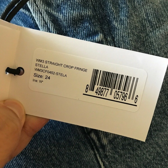 New 3x1 Fringe Stella Cropped Jeans - Picture 3 of 15